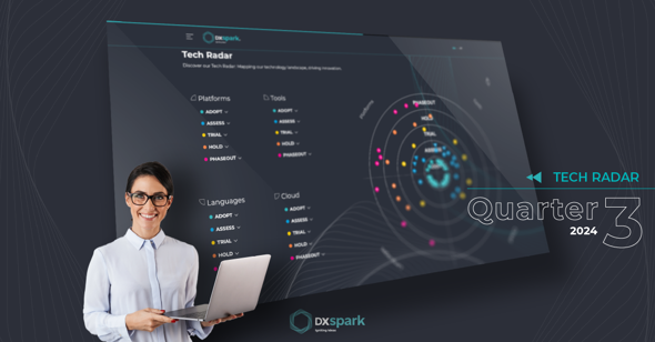 Português: Tech Radar DXspark; English: Tech Radar insights