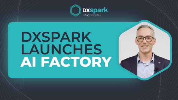 Português: Lançamento da AI Factory; English: Launch of DXspark AI Factory